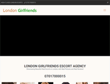 Tablet Screenshot of londongirlfriends.com